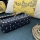 Valentino Spike Small Bag Lambskin Navy High