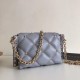 Valentino Mini Candystud Crossbody Bag In Pale Blue Lambskin High