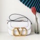 Valentino Supervee Crossbody Bag In White Leather High