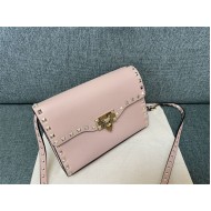 Valentino Small Crossbody Bag In Poudre Grained Leather High