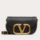 Valentino Supervee Crossbody Bag In Black Leather High