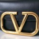 Valentino Supervee Crossbody Bag In Black Leather High