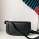 Valentino Supervee Crossbody Bag In Black Leather High