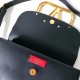 Valentino Supervee Crossbody Bag In Black Leather High