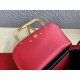 Valentino Supervee Crossbody Bag In Red Leather High