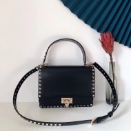 Valentino Crossbody Bag In Black Calfskin High