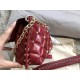 Valentino Small Candystud Crossbody Bag In Red Lambskin High