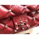 Valentino Small Candystud Crossbody Bag In Red Lambskin High