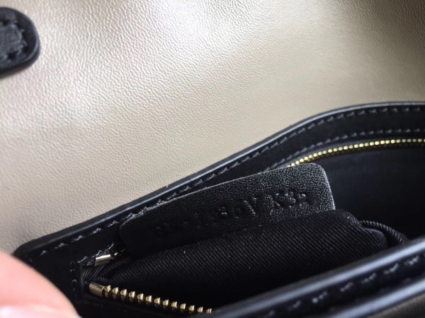 Valentino Medium Clutch In Black Calfskin High