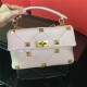 Valentino GARAVANI ROMAN STUD NAPPA CHAIN BAG Nude High