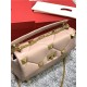 Valentino GARAVANI ROMAN STUD NAPPA CHAIN BAG Rose Cannelle High