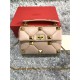 Valentino GARAVANI Small ROMAN STUD NAPPA CHAIN BAG Rose Cannelle High