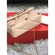 Valentino GARAVANI Small ROMAN STUD NAPPA CHAIN BAG Rose Cannelle High