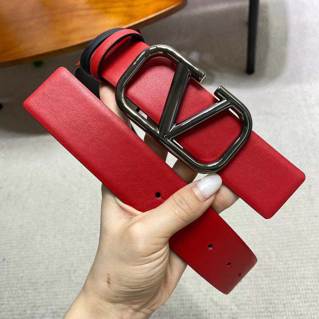 Valentino Reversible Belt 40MM Red/Black High