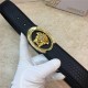 Versace MEDUSA LEATHER BELT 38mm High