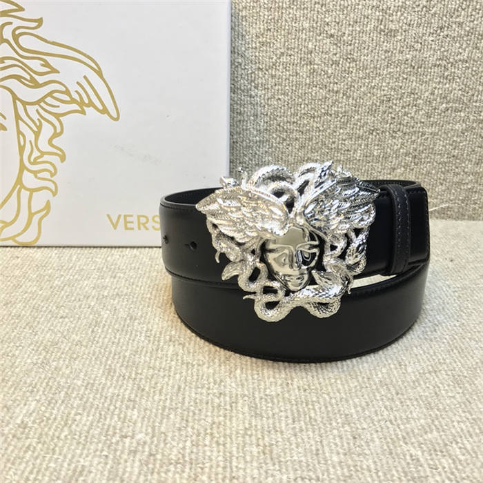 Versace MEDUSA LEATHER BELT 38mm High