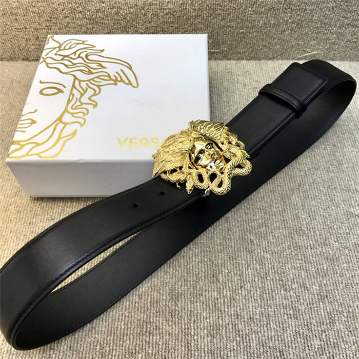 Versace MEDUSA LEATHER BELT 38mm High