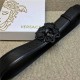 Versace MEDUSA LEATHER BELT 38mm High