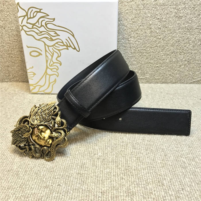 Versace MEDUSA LEATHER BELT 38mm High