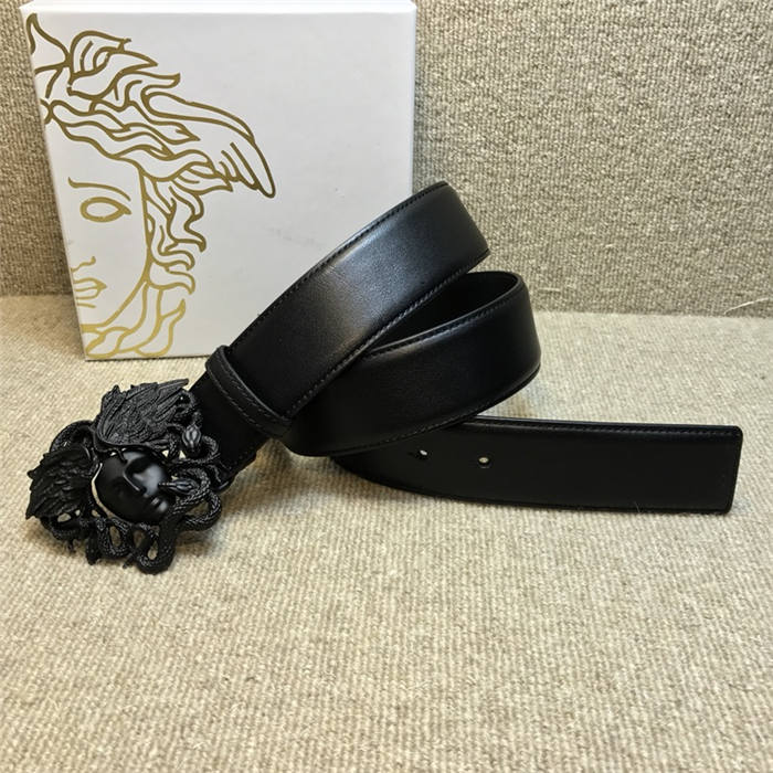 Versace MEDUSA LEATHER BELT 38mm High