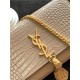 KATE MEDIUM WITH TASSEL IN CROCODILE-EMBOSSED SHINY LEATHER High