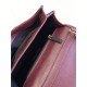 BECKY MINI CHAIN BAG IN CARRÉ-QUILTED LAMBSKIN Burgundy High