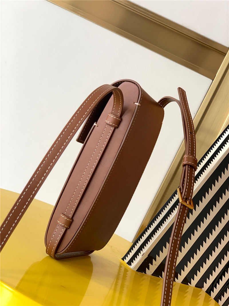 TUC PHONE POUCH WITH STRAP IN SUPPLE CALFSKIN High