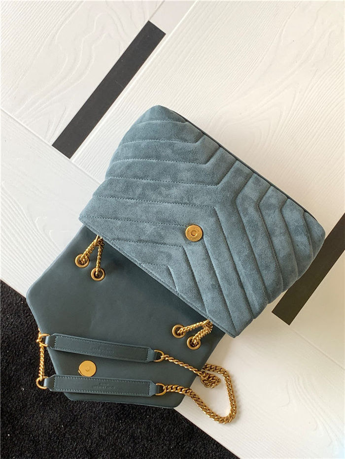 LOULOU SMALL BAG IN Y-QUILTED SUEDE High