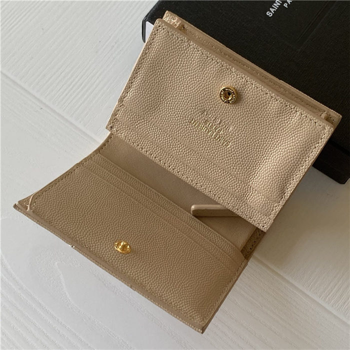 MONOGRAM CARD CASE IN GRAIN DE POUDRE EMBOSSED LEATHER High