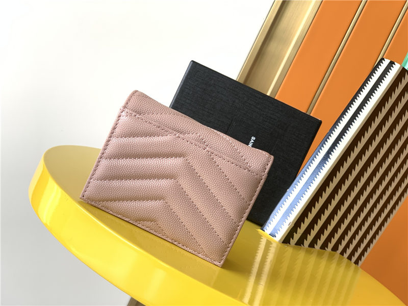 MONOGRAM CARD CASE IN GRAIN DE POUDRE EMBOSSED LEATHER High