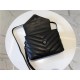 LOULOU TOY BAG IN Y-QUILTED LEATHER Black High