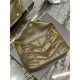 LOULOU PUFFER SMALL BAG IN QUILTED LAMBSKIN Gold-Tone Khaki High