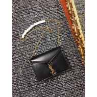 CASSANDRA MEDIUM CHAIN BAG IN SMOOTH LEATHER High