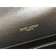 ENVELOPE MEDIUM BAG IN MIX MATELASSÉ GRAIN DE POUDRE EMBOSSED LEATHER Black-Gold High