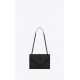 ENVELOPE MEDIUM BAG IN MIX MATELASSÉ GRAIN DE POUDRE EMBOSSED LEATHER Black-Black High