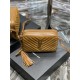 LOU CAMERA BAG IN QUILTED SUEDE AND SMOOTH LEATHER High