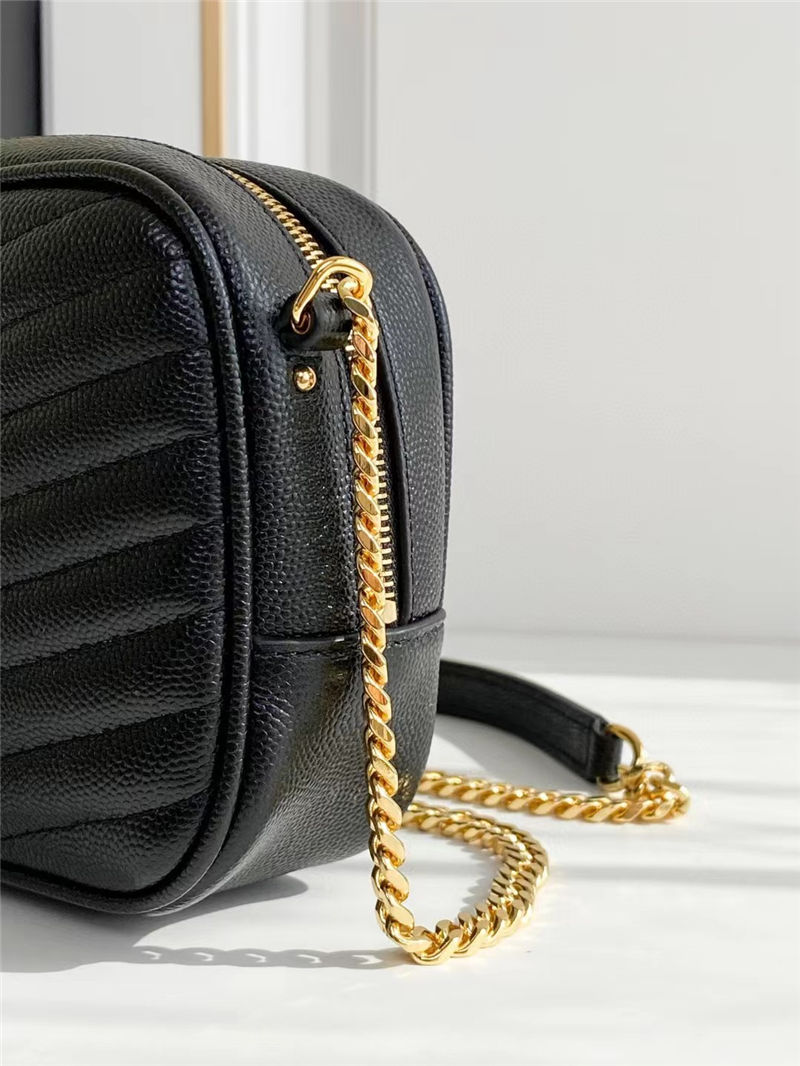 LOU MINI BAG IN MATELASSÉ GRAIN DE POUDRE EMBOSSED LEATHER High