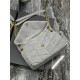 LOULOU PUFFER SMALL BAG IN QUILTED JERSEY AND SMOOTH LEATHER High