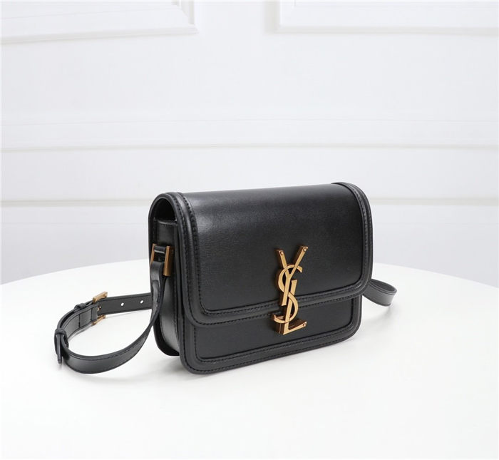 SOLFERINO SMALL SATCHEL IN BOX SAINT LAURENT LEATHER High