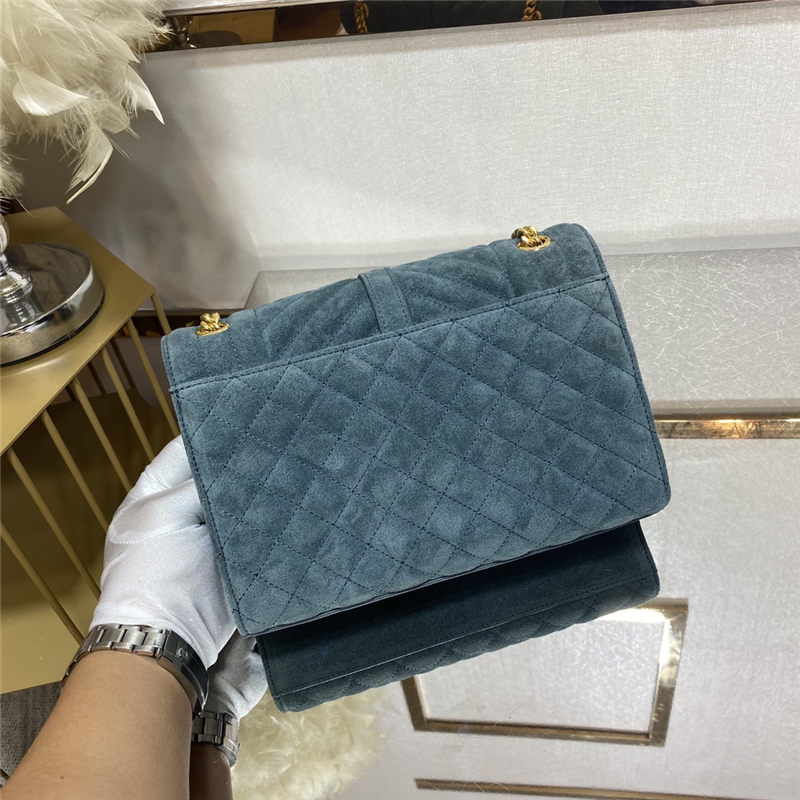 ENVELOPE MEDIUM BAG IN SUEDE Blue High