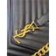 COLLEGE LARGE CHAIN BAG IN QUILTED LEATHER Anti-Gold mid