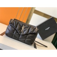 PUFFER SMALL BAG IN QUILTED LAMBSKIN mid