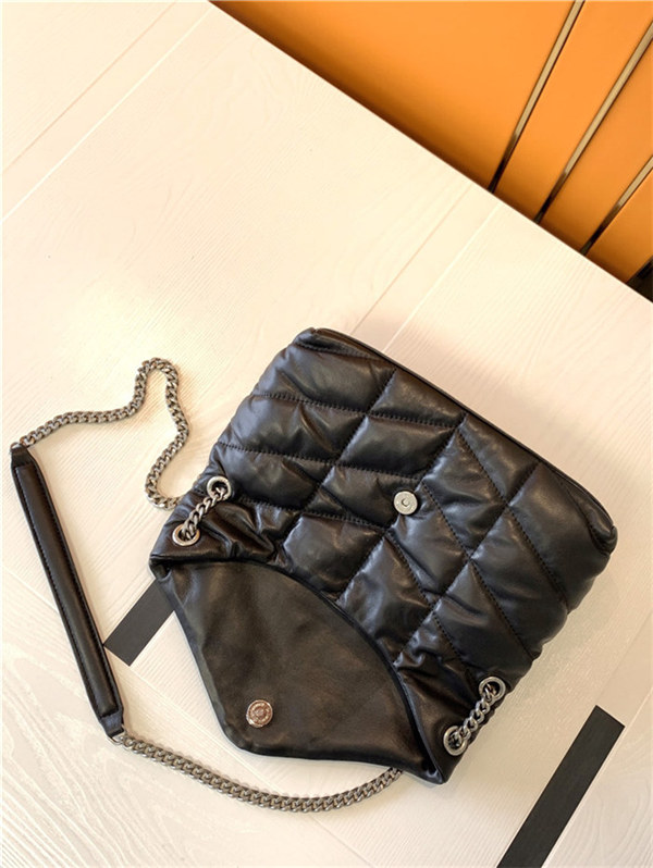 PUFFER SMALL BAG IN QUILTED LAMBSKIN mid