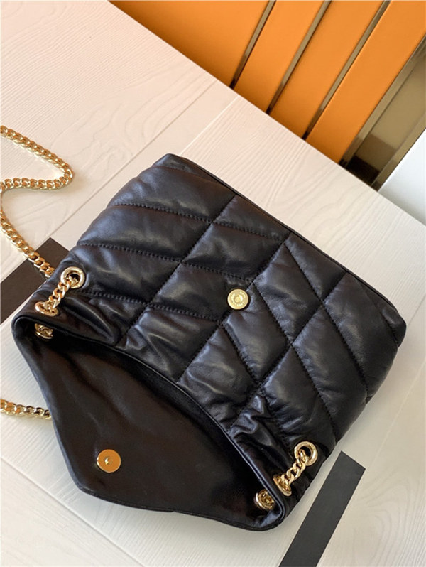 PUFFER SMALL BAG IN QUILTED LAMBSKIN mid