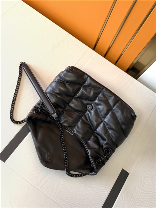 PUFFER SMALL BAG IN QUILTED LAMBSKIN mid