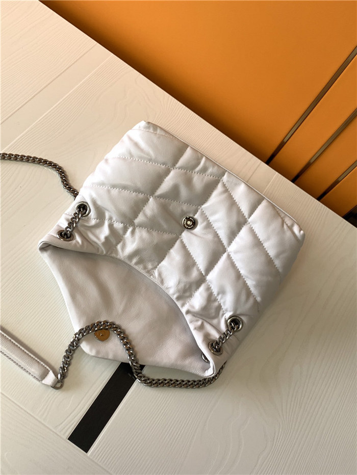 PUFFER SMALL BAG IN QUILTED LAMBSKIN mid