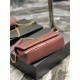 JAMIE MEDIUM "CARRÉ RIVE GAUCHE" IN LAMBSKIN Burgundy High