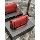 JAMIE MEDIUM "CARRÉ RIVE GAUCHE" IN LAMBSKIN Red High