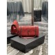 JAMIE MEDIUM "CARRÉ RIVE GAUCHE" IN LAMBSKIN Red High