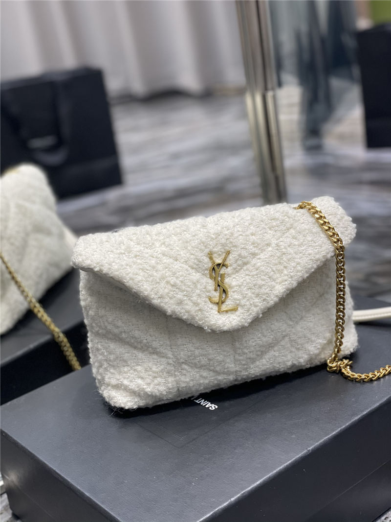 LOULOU PUFFER MINI BAG A/W White High